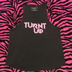 NWOT Aeropostale Sleeveless Turnt Up Medium Tank